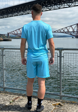 EDGE SHORTS SKY BLUE/BLACK TRIM