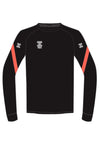 STRIVE SWEATER BLACK/ORANGE
