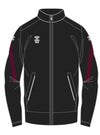 STRIVE FULL ZIP JACKET BLACK/MAROON