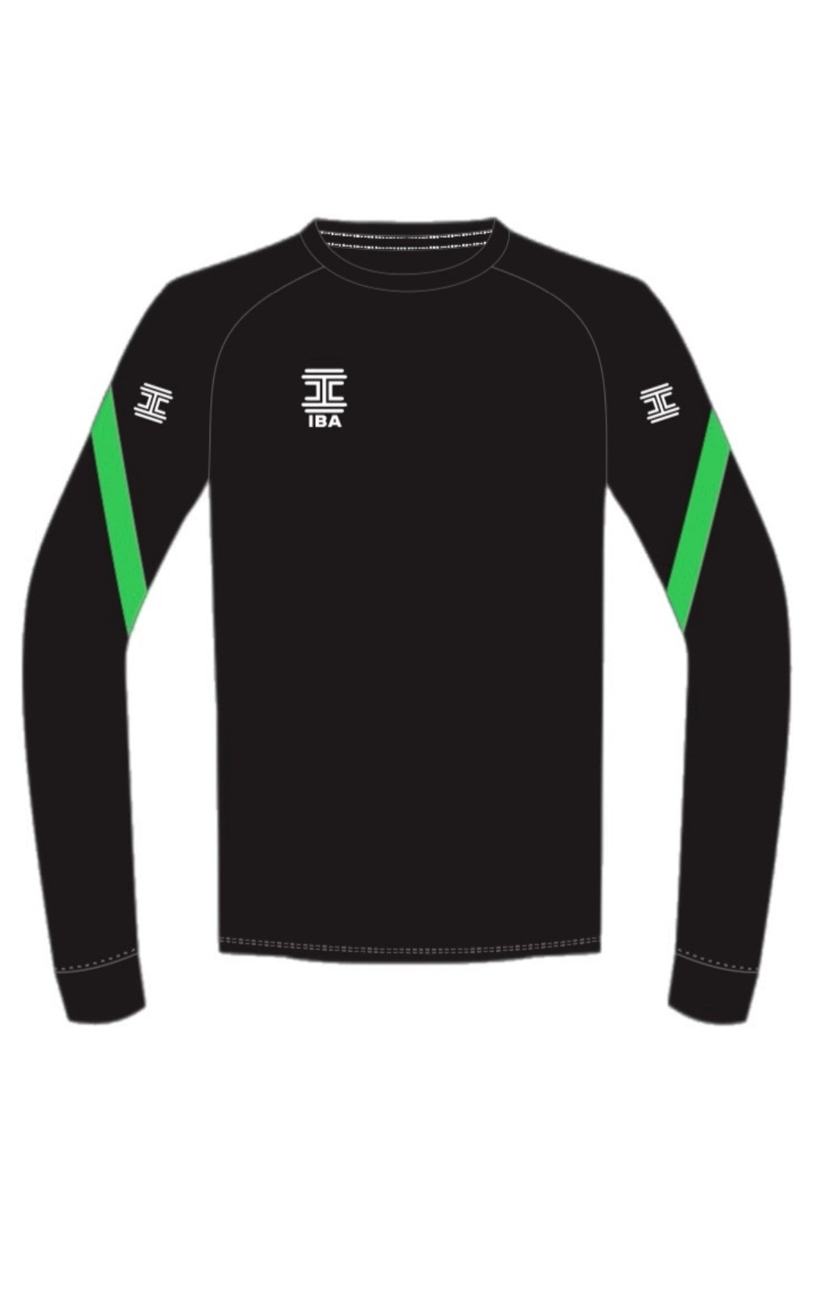 STRIVE SWEATER BLACK/GREEN