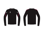STRIVE SWEATER BLACK/MAROON
