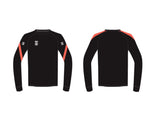 STRIVE SWEATER BLACK/ORANGE
