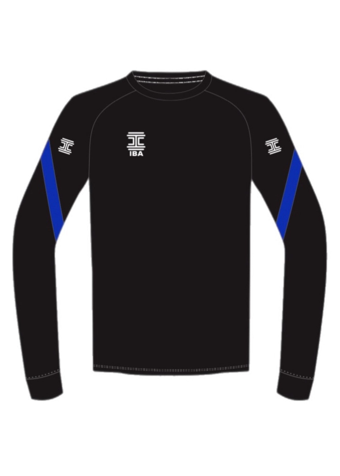 STRIVE SWEATER BLACK/ ROYAL BLUE