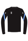 STRIVE SWEATER BLACK/SKY BLUE