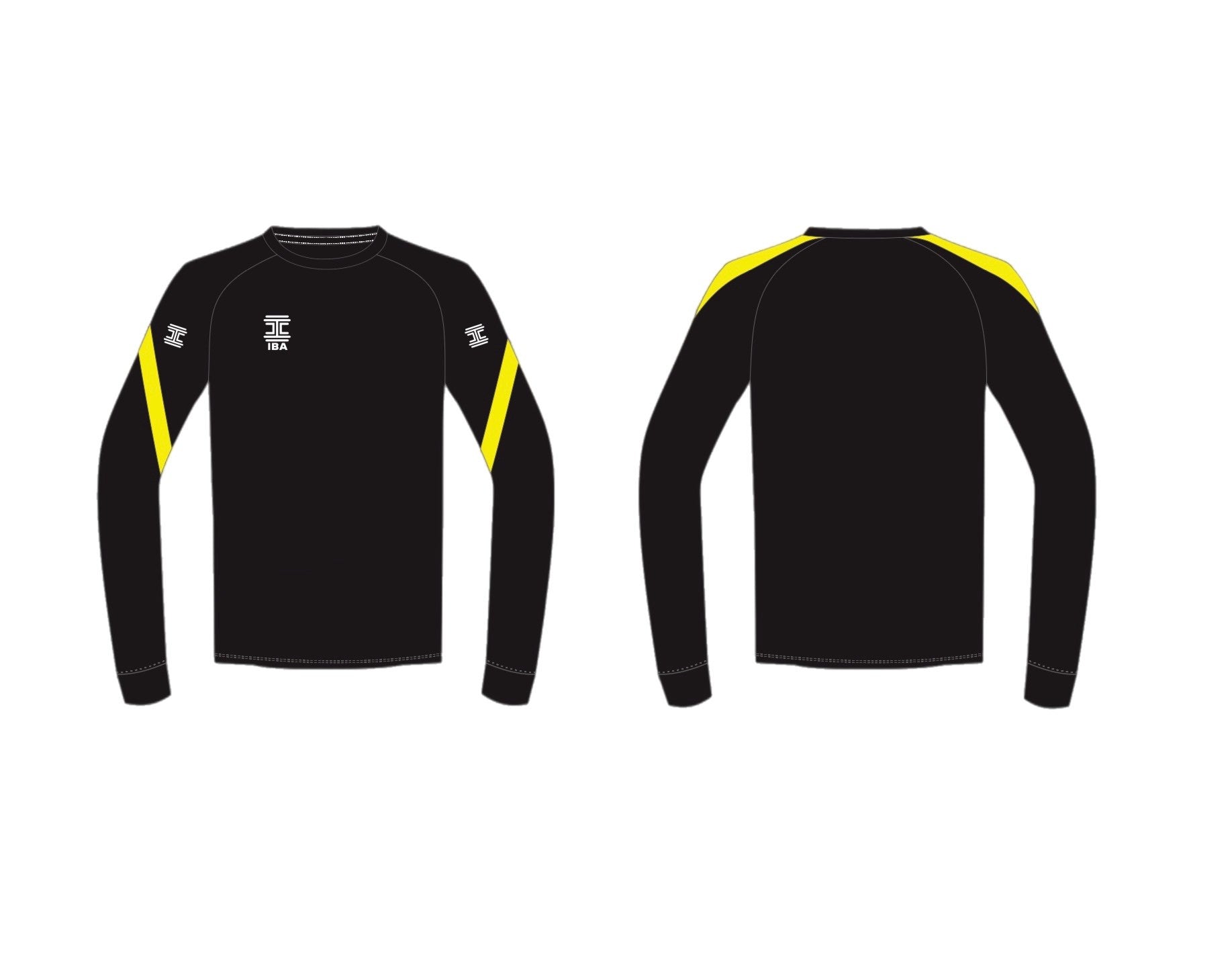 STRIVE SWEATER BLACK/YELLOW