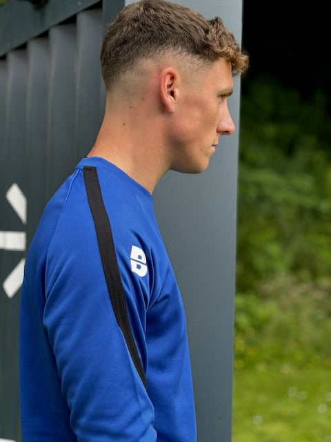 STRIVE SWEATER BLUE/BLACK