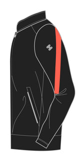 STRIVE FULL ZIP JACKET BLACK/ORANGE