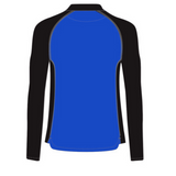 PITCHSIDE FULL ZIP TOP BLUE/BLACK