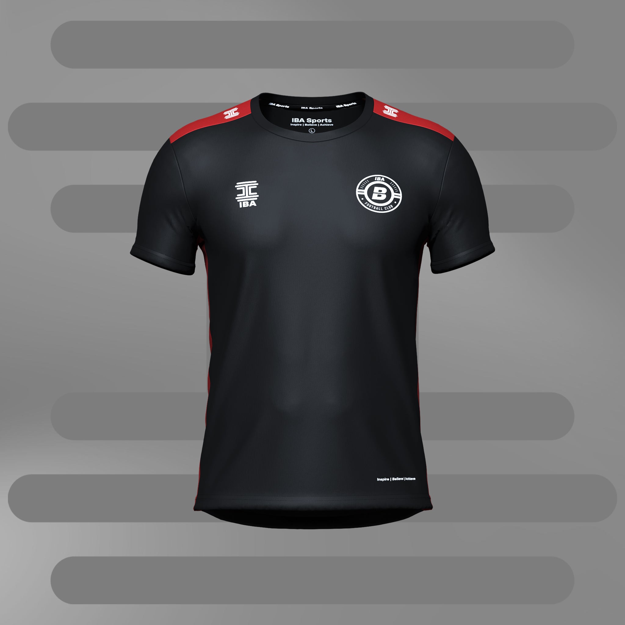 PERFORMANCE SHIRT BLACK/RED