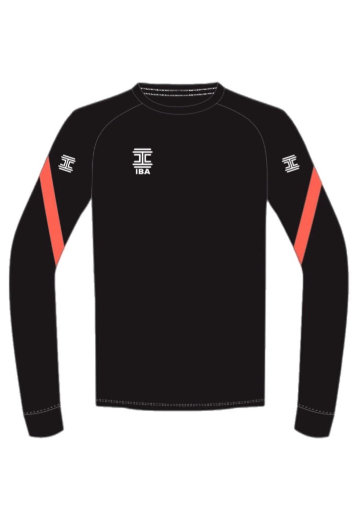 STRIVE SWEATER BLACK/ORANGE