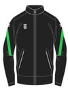 STRIVE FULL ZIP JACKET BLACK/GREEN