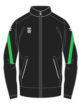 STRIVE FULL ZIP JACKET BLACK/GREEN