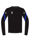 STRIVE SWEATER BLACK/ ROYAL BLUE