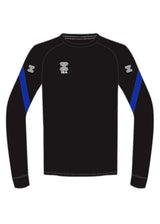 STRIVE SWEATER BLACK/ ROYAL BLUE