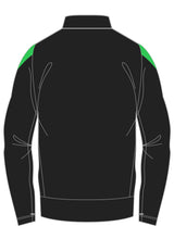 STRIVE FULL ZIP JACKET BLACK/GREEN
