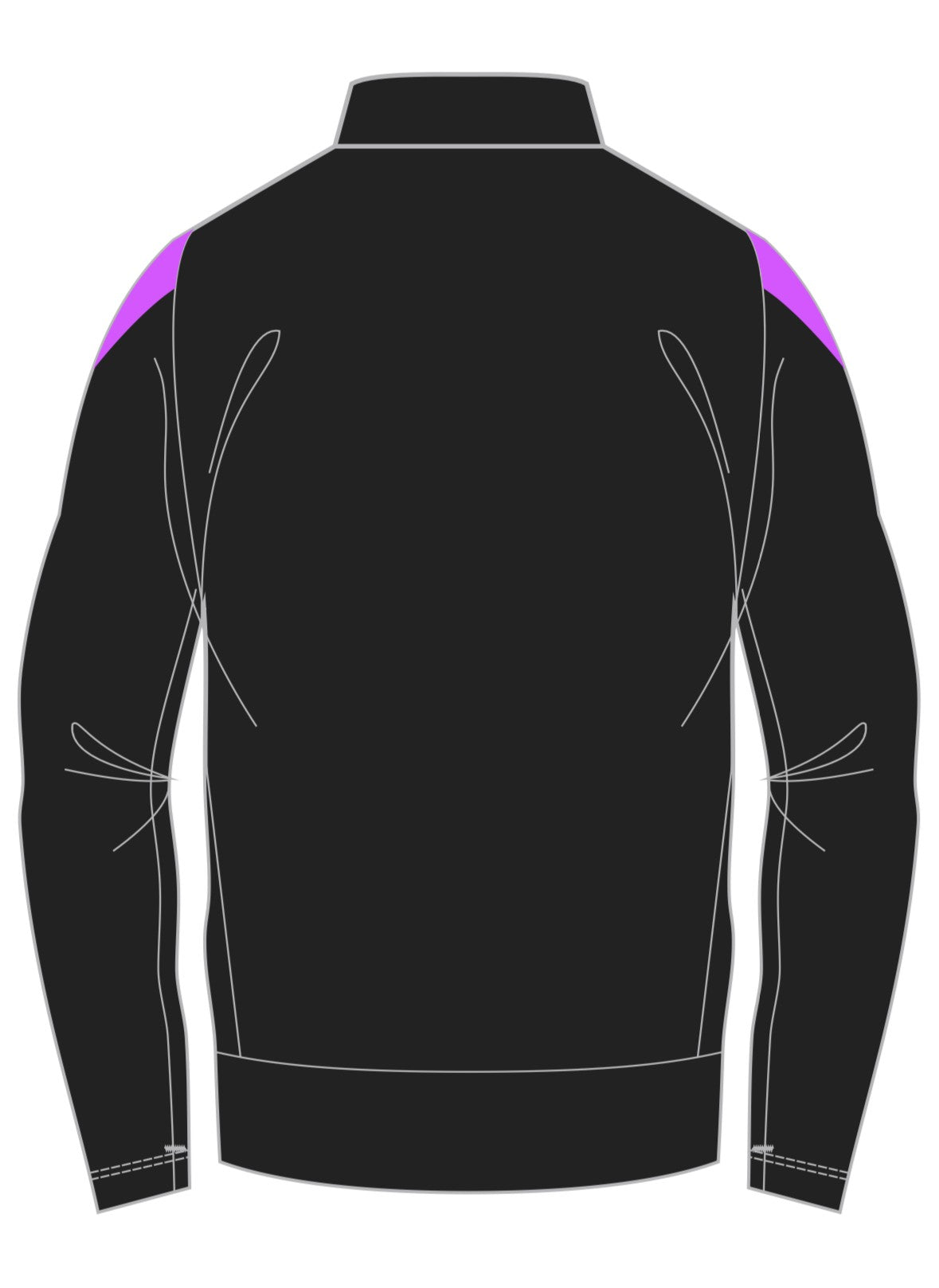 STRIVE FULL ZIP JACKET BLACK/PINK