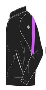 STRIVE FULL ZIP JACKET BLACK/PINK